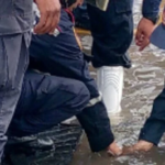 Hospital Pérez de León se inunda por fuertes lluvias de este domingo