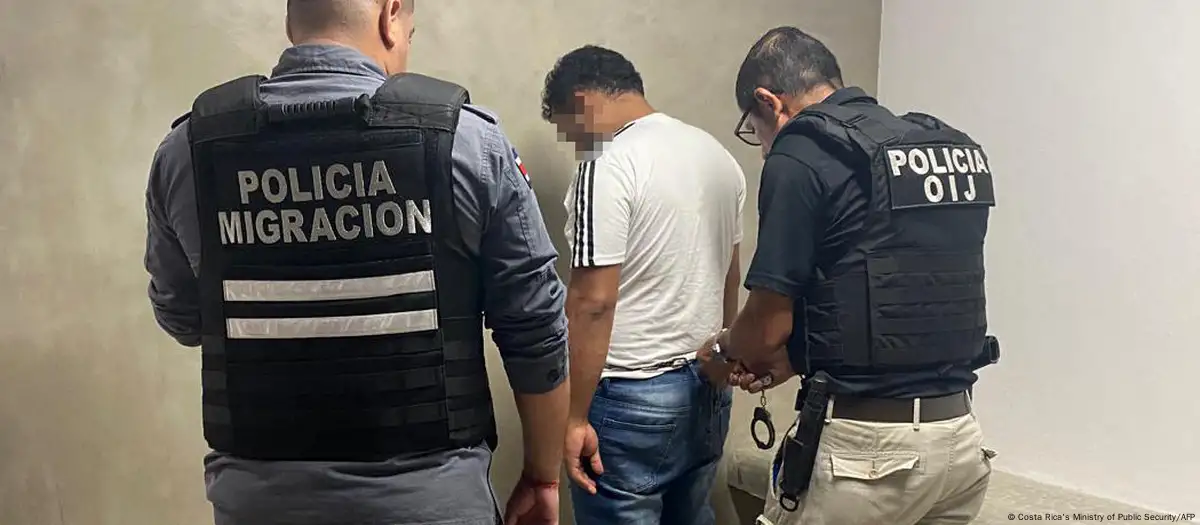 El hombre de 27 años fue arrestado el pasado 12 de julio en la fronterEl hombre de 27 años fue arrestado el pasado 12 de julio en la frontera sur de Costa RicaRica