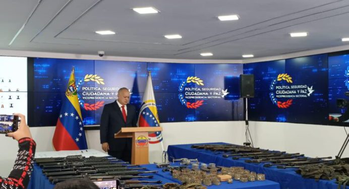 Ministro Cabello denuncia conspiración