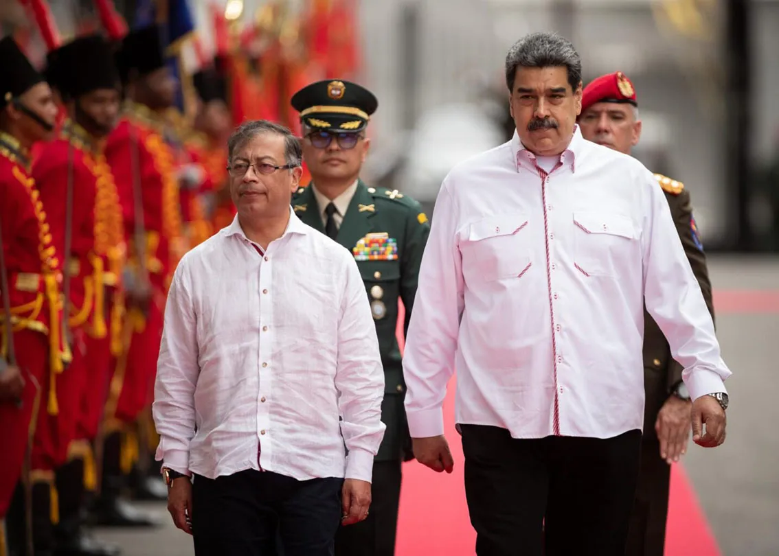 Nicolás Maduro y Gustavo Petro, una relación a prueba