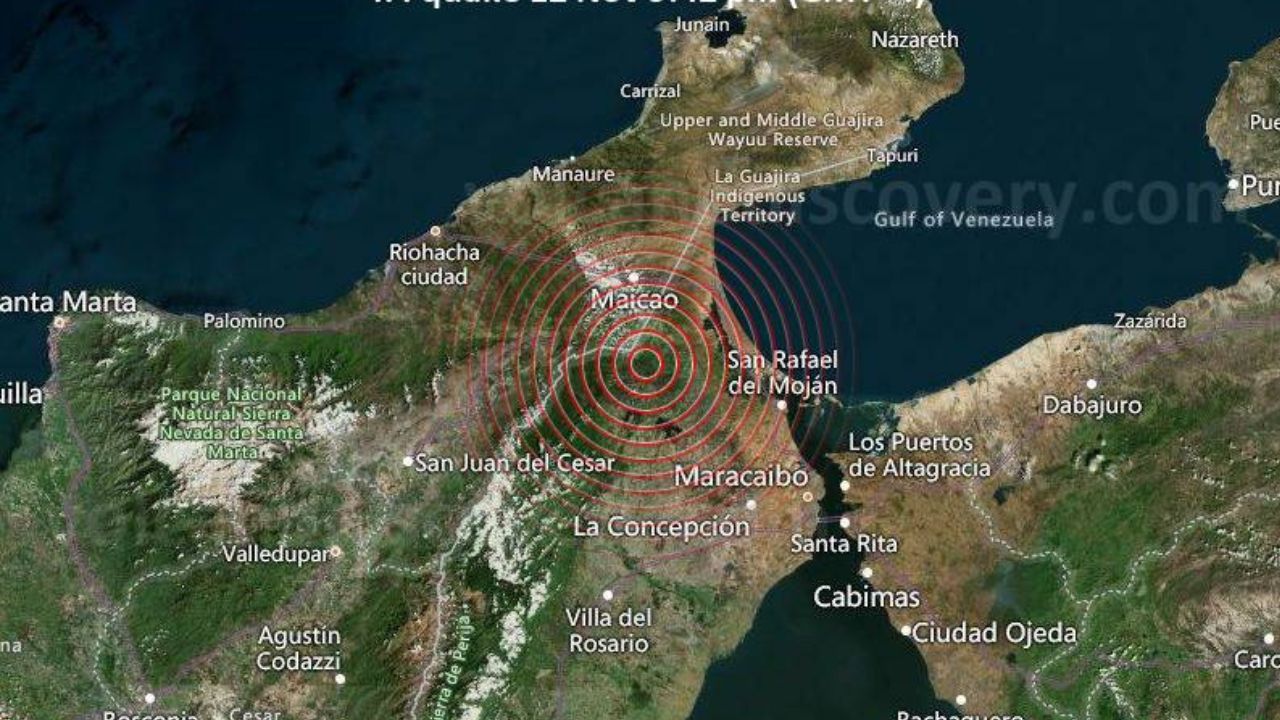 Sismo en el estado Zulia de magnitud 4.2