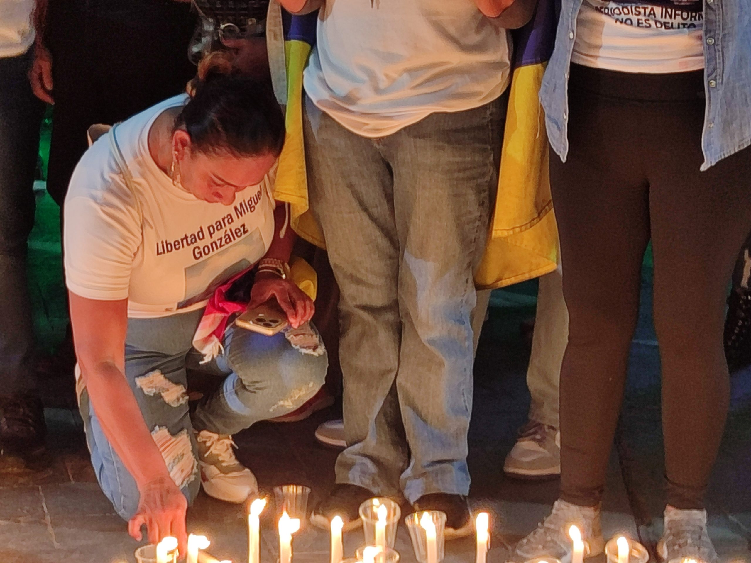 Libertad para los presos políticos pidieron familiares, activistas y ciudadanos durante vigilia en Caracas