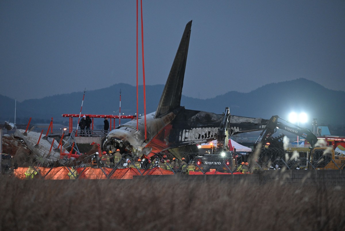 Detalles del accidente aéreo en Corea del Sur