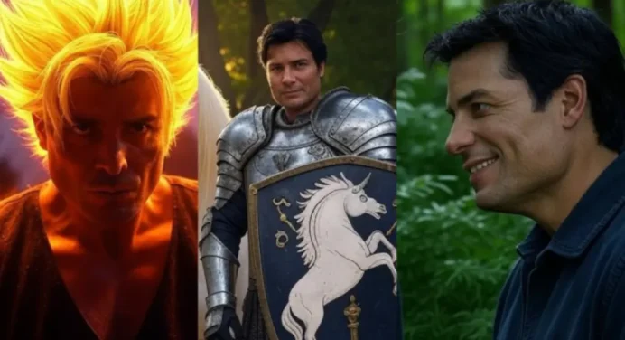 Chayanne impresionado por las imágenes de IA de sus fans