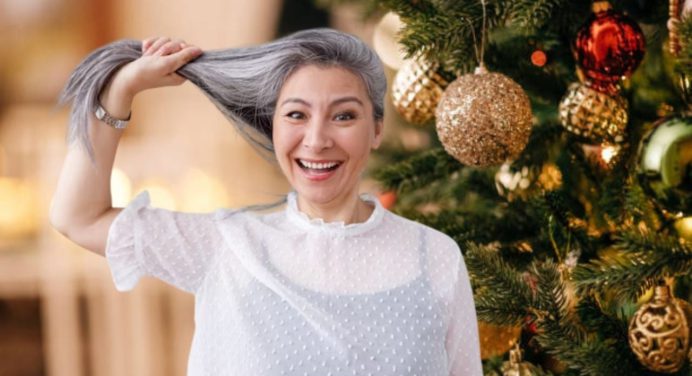 Peinados de moda para disimular las canas y lucir más joven en Navidad
