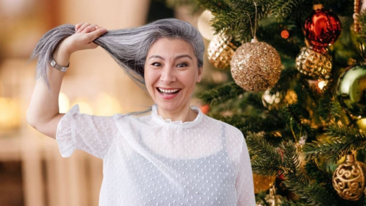 Peinados de moda para disimular las canas y lucir más joven en Navidad