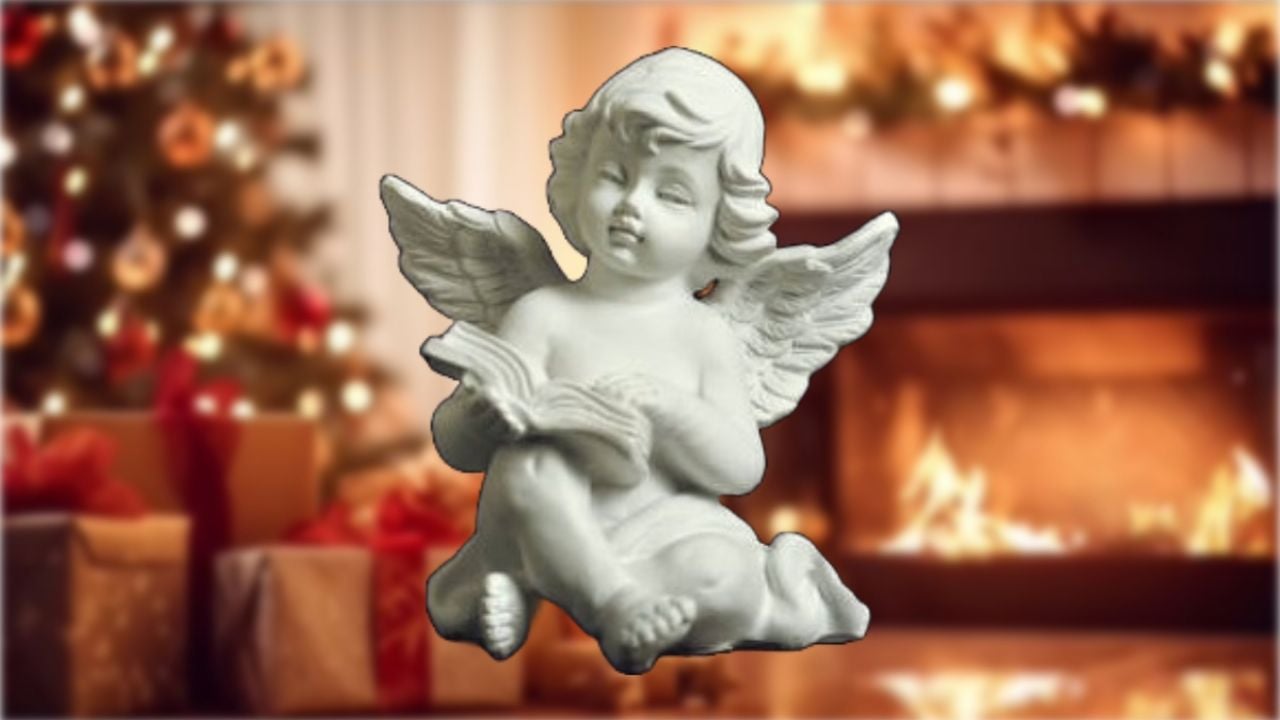 El mensaje celestial del ángel navideño