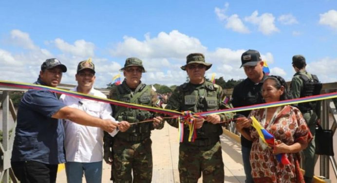 Inauguración del puente en la isla de Anacoco, Guayana Esequiba por el Gobierno de Venezuela (video)