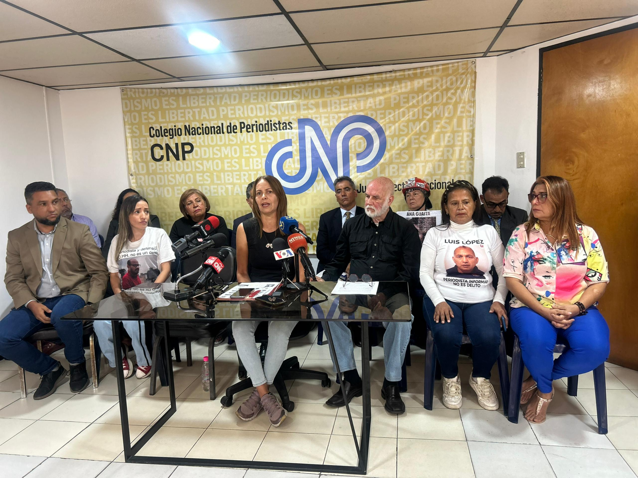 CNP pide libertad para periodistas y trabajadores de la prensa