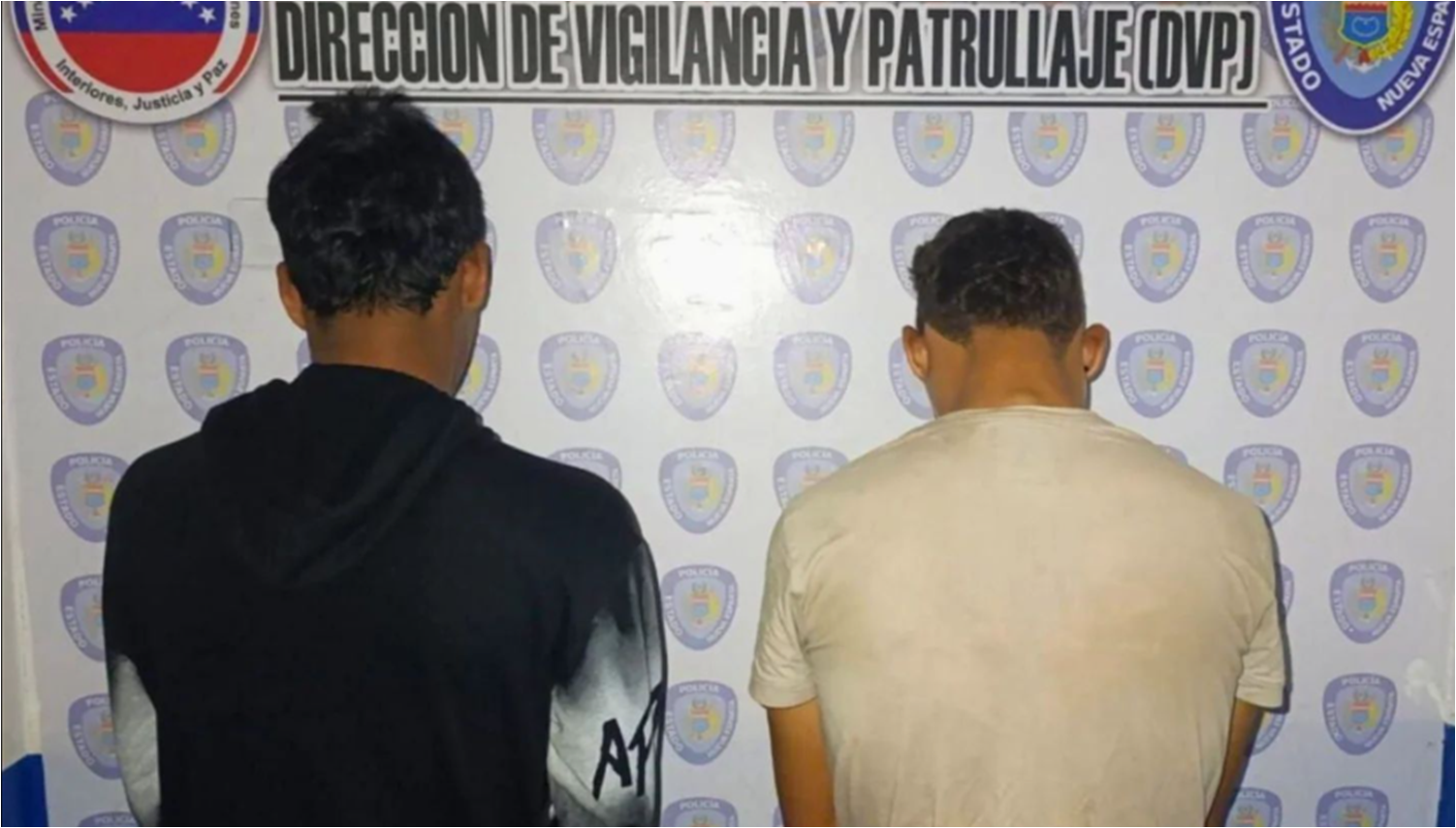 Dos hombres detenidos por hurto en el terminal de Porlamar