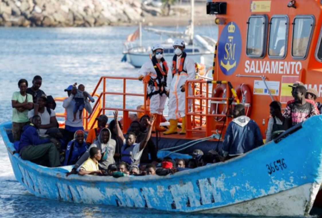 961 migrantes arriban a Islas Canarias en 4 días