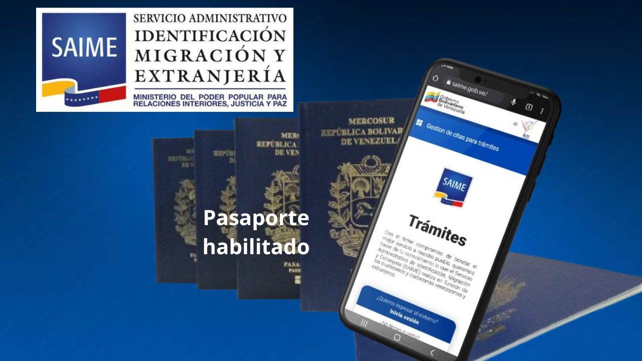 SAIME habilita la entrega de pasaporte en 48 horas: AQUÍ ¿Dónde? y ¿Cómo?