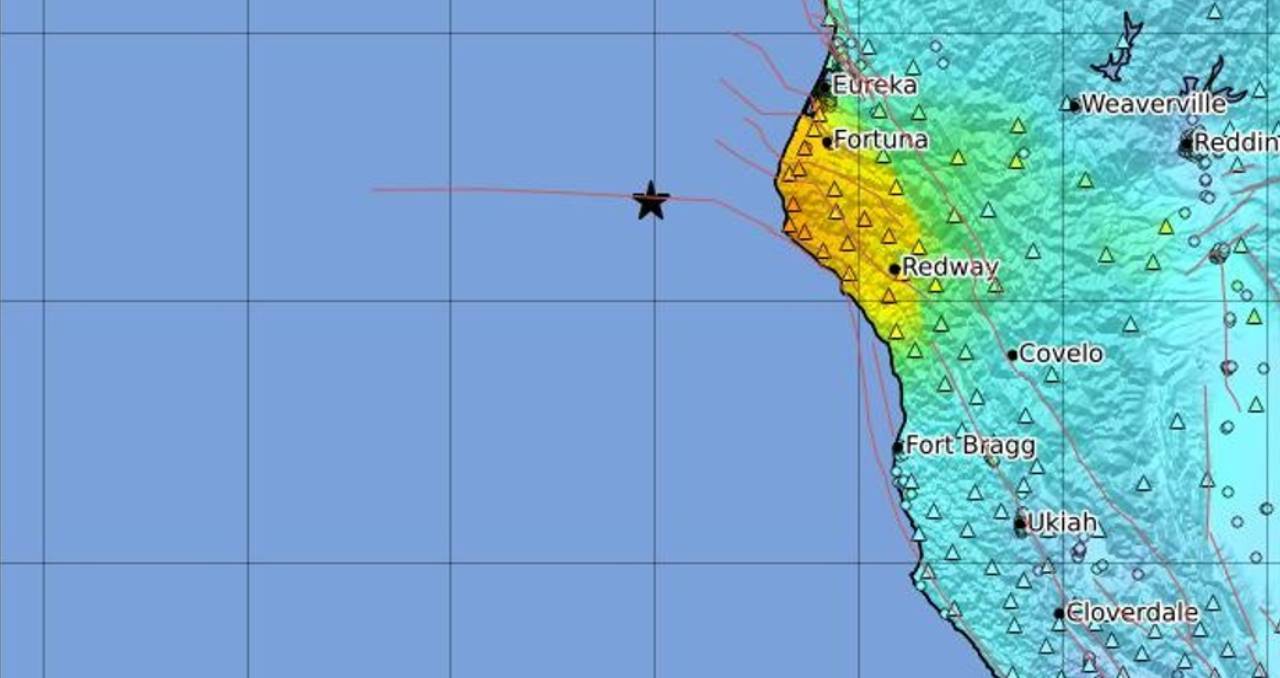 Un terremoto de magnitud 7,0 sacude el norte de California y provoca alerta de tsunami