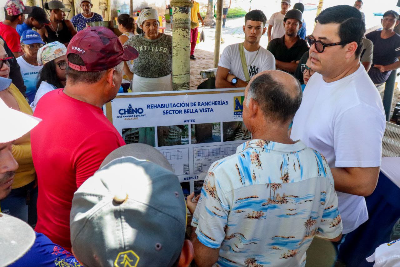 Rehabilitación de rancherías de pescadores en Bella Vista liderada por el Alcalde José Antonio González «El Chino»