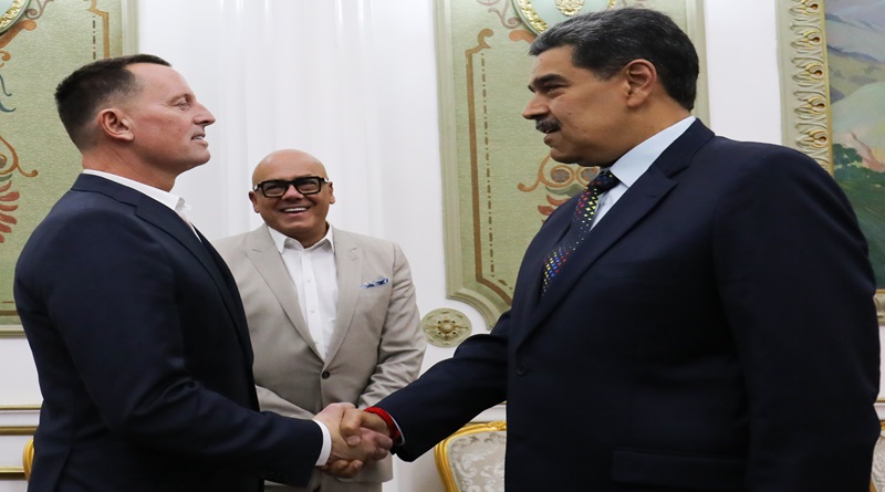 Reunión de asesor de Trump y Maduro en Miraflores» «Encuentro diplomático entre asesor de Trump y Maduro en Miraflores