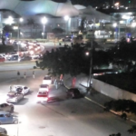 Operativo de seguridad nocturno en Plaza Las Banderas