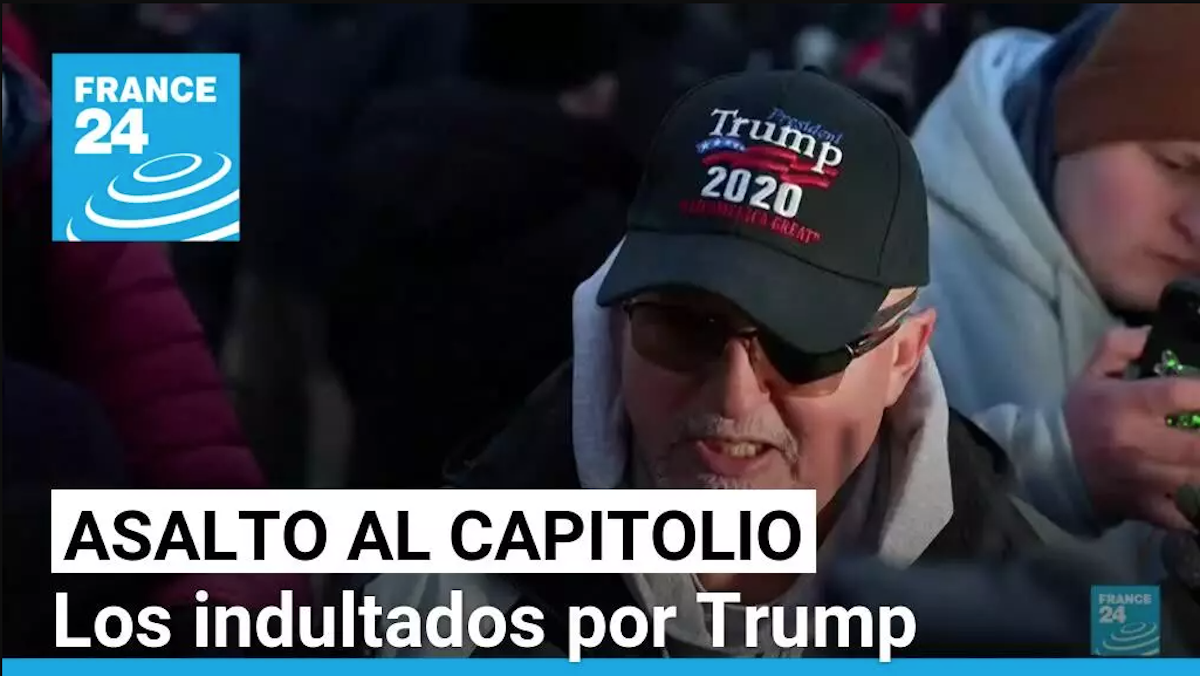 Indultos de Trump liberan a acusados por asalto al Capitolio