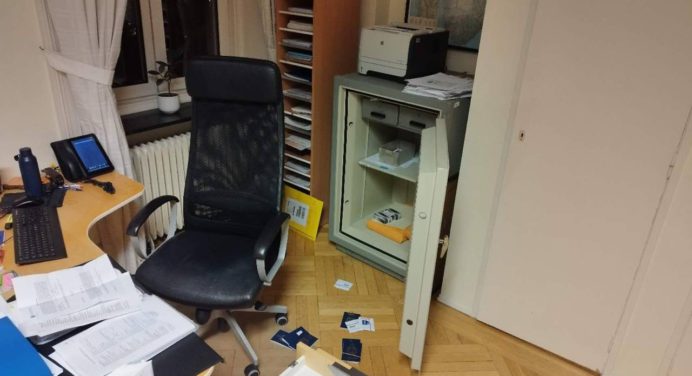 Cancillería denuncia vandalización de embajada en Noruega: un acto de violencia inaceptable.