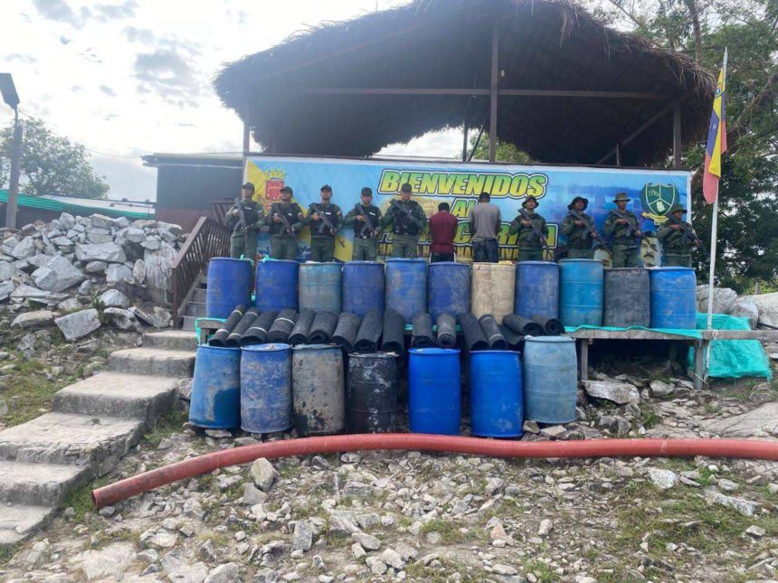 FANB combate minería ilegal y desmantela grupos irregulares en Amazonas