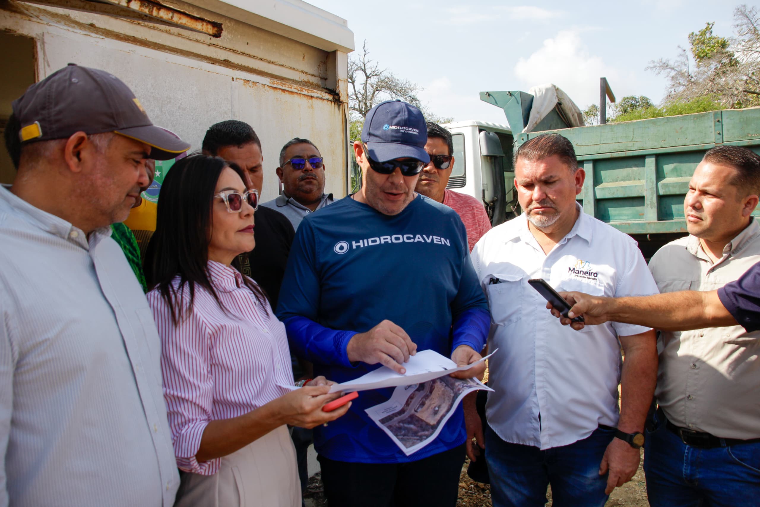 Pozo municipal de agua de Maneiro en etapa final de construcción