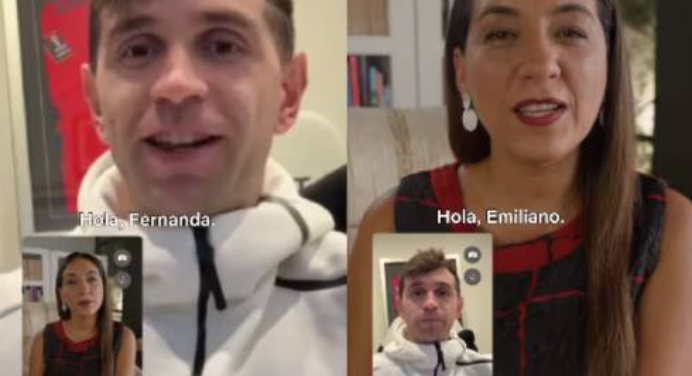 El divertido video de «Envidiosa» con la participación de Dibu Martínez (+video)
