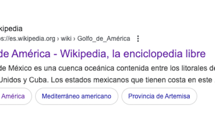 El Golfo de América: ahora en Wikipedia