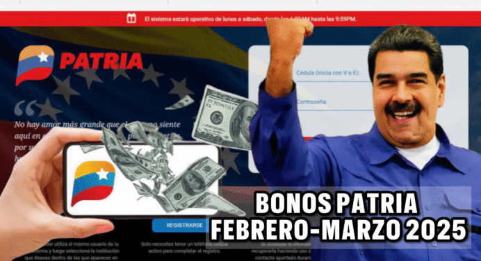 ¡IMPERDIBLE! Bonos Patria Febrero-Marzo 2025: Montos ACTUALIZADOS y Cómo COBRARLOS