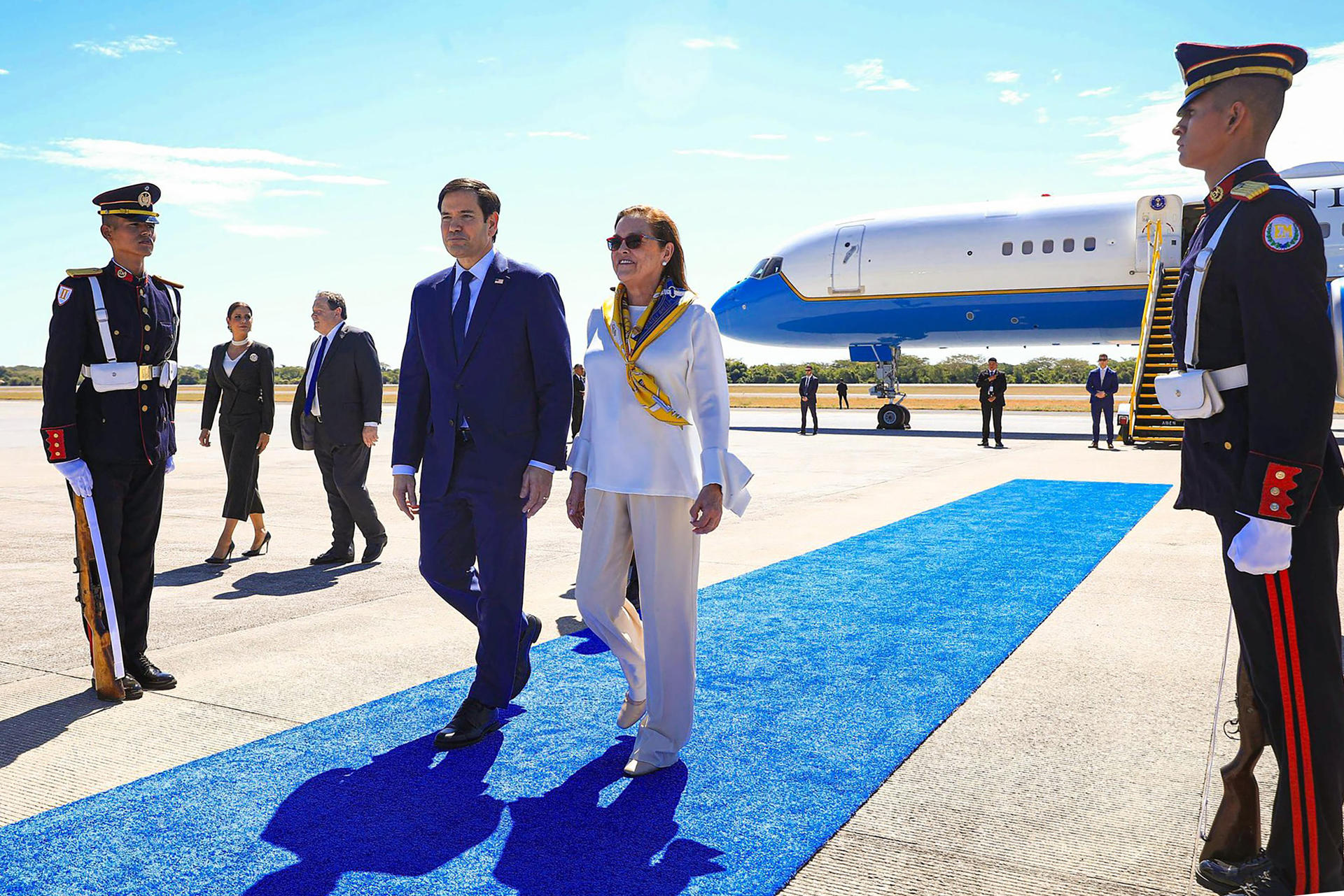 Encuentro entre Marco Rubio y Bukele en El Salvador