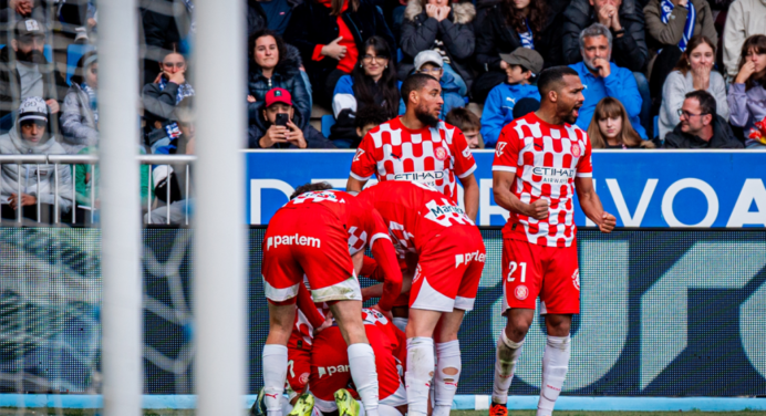 Yangel Herrera brilló en el empate del Girona