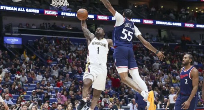 Zion Williamson impresiona en victoria ante Clippers