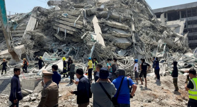 Tragedia en Myanmar y Tailandia: Terremoto de magnitud 7,7 deja al menos 144 muertos y cientos de heridos
