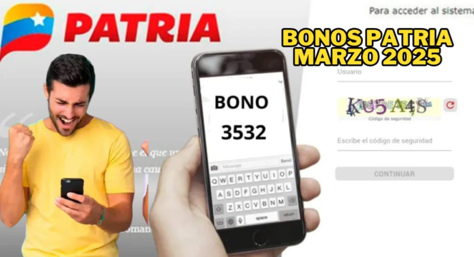 Monedero Patria: ¿Qué Bonos y Montos Recibirás del 24 al 31 de Marzo?