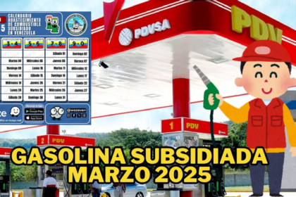 Gasolina Subsidiada: Cronograma Marzo 2025 ¡Consulta tu Placa!