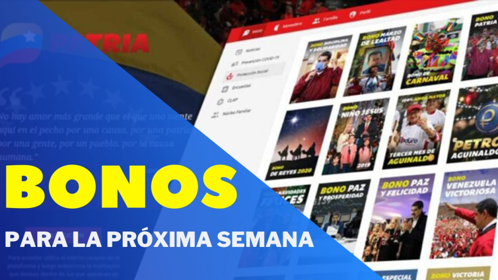 ¿Qué Bonos Patria Llegarán la Próxima Semana? ¡Descúbrelo Aquí!