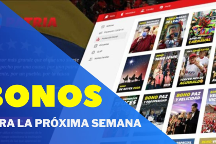 ¿Qué Bonos Patria Llegarán la Próxima Semana? ¡Descúbrelo Aquí!