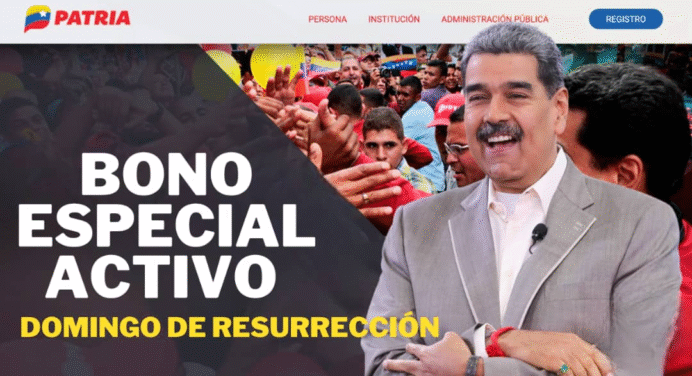 ¡Hoy #21Abr! Bono Activo en el Sistema Patria por Domingo de Resurrección: ¡A Cobrar!