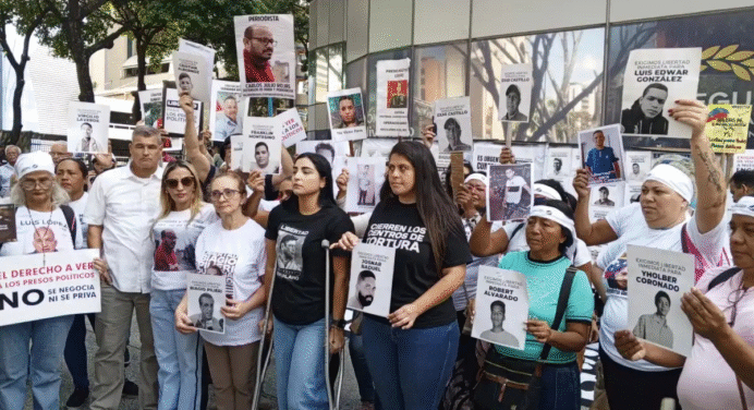 Familias protestarán ante embajadas por la liberación de «presos políticos» venezolanos