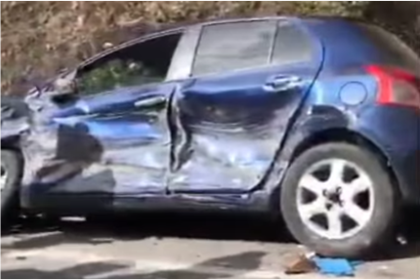 Aparatoso accidente en el Portachuelo deja un herido grave +VIDEO