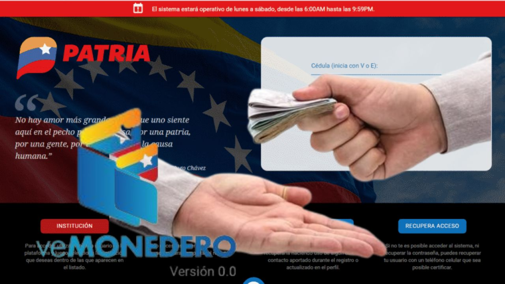 ¡A cobrar! Más dinerito llega a tu cuenta Patria este 7 de abril: Bonos activos