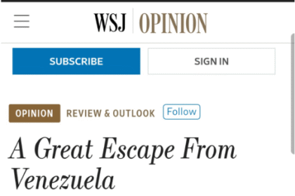 Wall Street Journal (Editorial): "Diosdado Cabello, debe estar furioso"