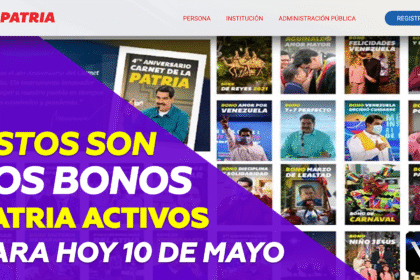 Bonos Patria Activos Hoy 10 de Mayo: ¡Lista Completa y Cómo Cobrarlos!