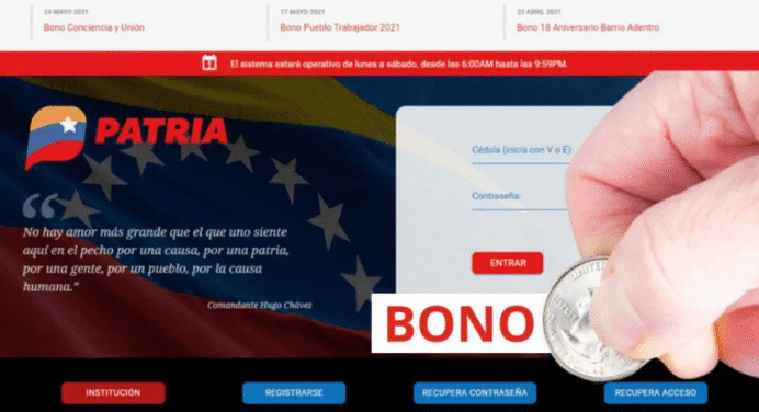 Bono de 73 USD por Patria: Consulta AHORA si eres beneficiario