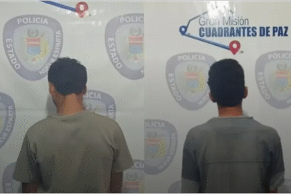 Dos hombres detenidos en Nueva Esparta por robo y agresión