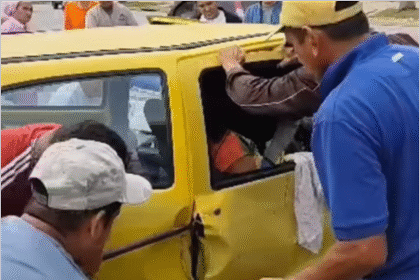 Accidente de Tránsito en el Semáforo de La Arboleda, Porlamar