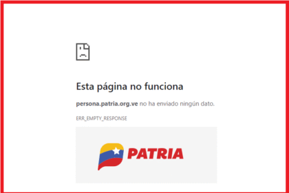  ¡URGENTE! Sistema Patria CAÍDO hoy 15 agosto: Usuarios NO pueden ingresar durante pago de bono