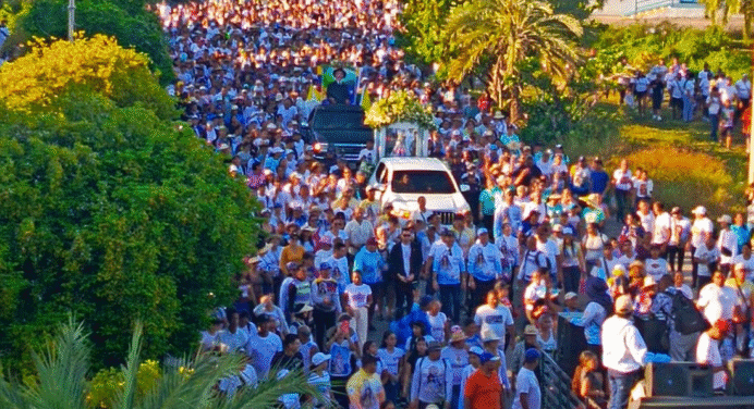 La fé movió caminata por la Virgen del Valle +VIDEOS