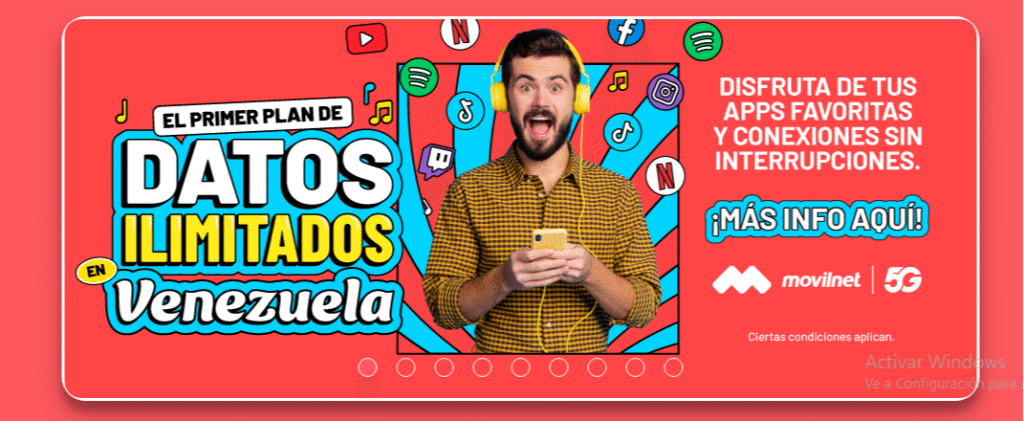 Primer plan móvil de datos ilimitados en Venezuela llega con Movilnet