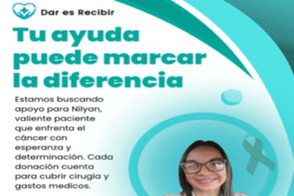 Ayuda a Nilyan en Nueva Esparta: Dona para su cirugía y tratamiento contra el cáncer