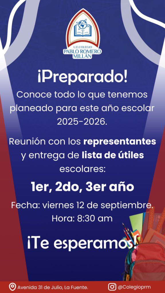 PRM da inicio al año escolar 2025-2026 este 15 de septiembre