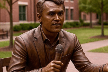 Charlie Kirk será honrado con una estatua en nombre de la libertad de expresión